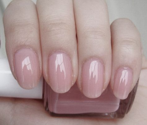 Sheer Sns Nails, Pale Pink Nail Polish, Light Pink Nails On Pale Skin, Sheer Pink Nail Polish, Sheer Pink Nails, Clear Pink Nail Polish, Translucent Pink Nails, Pink Clear Nails, Blush Nail Polish