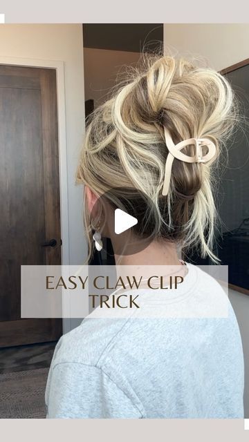 Bombshell Hair Updo, Harmony Beus, Long Hair Clip, Quick Hair, Pool Hairstyle Ideas, Easy Bun Hairstyles, Hair Upstyles, Easy Hair Updos, A Ponytail