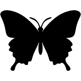 Cute Animal Silhouette, Sillouttes Images, Animal Silhouette Art, Silhouette Animals, Free Silhouette Designs, Clip Art Silhouette, Cute Clip Art, Silhouette Butterfly, Butterfly Silhouette