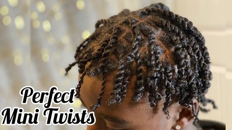 Juicy Twists Natural Hair, Natural Hairstyles For Men, Juicy Twists, Protective Natural Hairstyles, Type 4 Hair, Mini Twists, Hairstyles For Men, Curly Hair Men, Natural Hairstyles