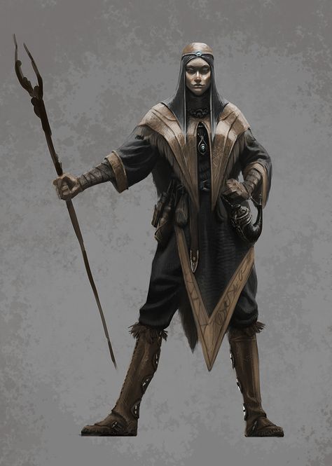 Mage Female, Ray Lederer on ArtStation at https://www.artstation.com/artwork/lVWGk Mage Female, Skyrim Mage, Skyrim Concept Art, Mage Robes, Arcane Trickster, Skyrim Art, Elder Scrolls Art, Elder Scrolls Online, Fantasy Warrior