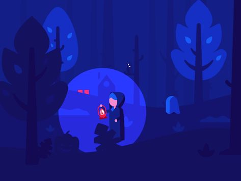 LOST moon halloween character monster owl ghost night nature animation trees girl forest illustration Fall Animation Art, Forest Gif Animation, Halloween Animation Gif, Halloween Gifs Aesthetic, Owl Animation, Monster Forest, Ghost Animation, Monster Animation, Ghost Gif