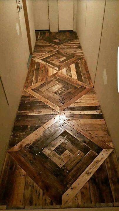 Gorgeous floor Wood Pallet Flooring, Pallet Flooring, Pallet Floors, Pallet Home Decor, Rustic Flooring, Shelving Design, Floor Ideas, Tennessee Whiskey, Wood Pallet Projects