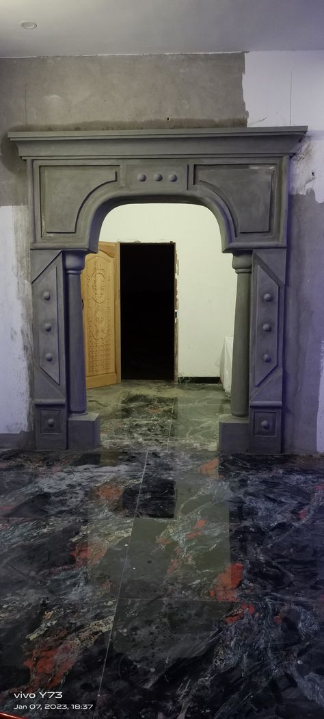 Dining Hall Arch Design, Hall Arch Design House With Cement, Latest Arch Designs For Hall With Cement, Hall Arch Design Indian, Arch Design Living Room With Cement, Simple Arch Design For Hall, Hall To Dining Arch Design, Plaster Design, Arch Designs For Hall