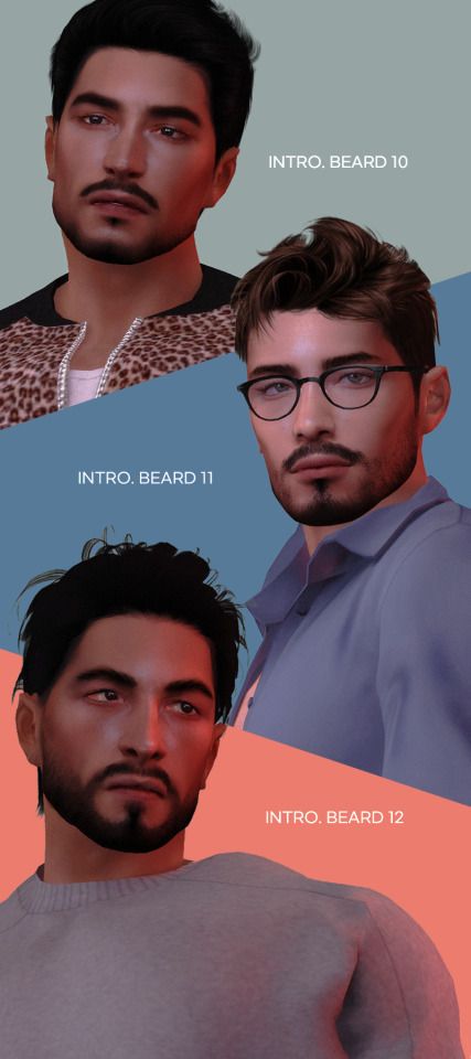 Ts4 Facial Hair, Los Sims 4 Mods, Sims 4 Hair Male, Cc Packs, Sims 4 Male Clothes, The Sims 4 Skin, Men's Facial Hair, Mens Facial Hair Styles, Pelo Sims