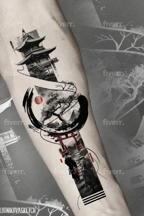 A captivating abstract graphic fine line tattoo design showcasing intricate details and unique artistic expression. Let's create a tattoo that embodies your individuality and love for abstract art! Ikigai Tattoo, Fine Line Tattoo Design, Line Tattoo Design, Fine Line Tattoo Designs, Line Tattoo Designs, Red Tattoo Ideas, Colour Tattoo For Women, Japanese Tattoos For Men, Running Tattoo