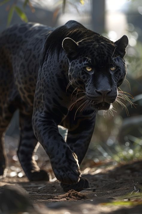 Black Jaguar Spiritual Meaning & Symbolism Black Jaguar Animal, Jaguar Animal, Black Jaguar, Black Amethyst, Siberian Tiger, Animals Friendship, Tiger Cub, Bengal Tiger, Auburn Tigers