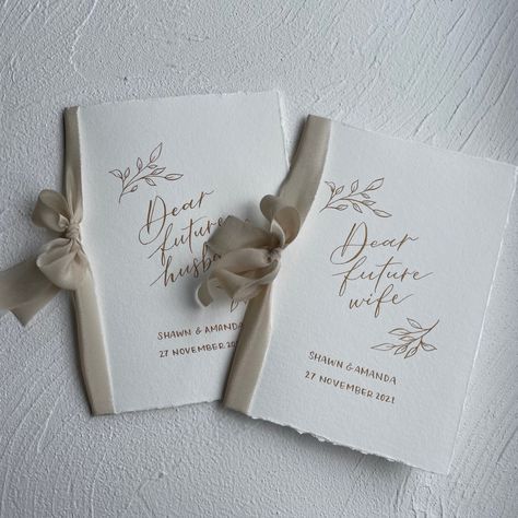 Vow Cards, Dear Future, Future Wife