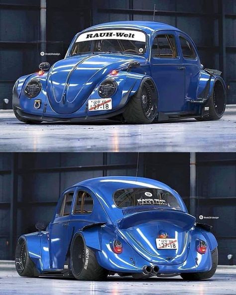 Custom Classic Volkswagen Beetle Classic Volkswagen Beetle, Vw Super Beetle, Vw Baja, Vintage Auto's, Vw Sedan, Vw Classic, Classic Volkswagen, Combi Volkswagen, Volkswagen Bug