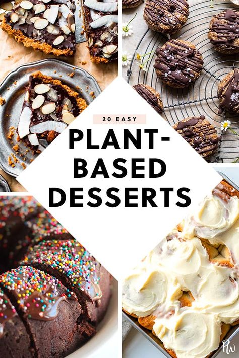 20 Easy Plant-Based Dessert Recipes Cherry Turnovers, Plant Based Dessert Recipes, Baking Vegan, Plant Based Diet Meal Plan, Plant Based Meal Planning, Cooking Vegan, Baking Easy, Healthier Sweets, Recipe Hacks