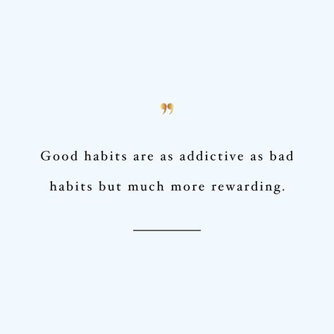 Addicted to good habits! Browse our collection of motivational fitness and self-care quotes and get instant exercise and healthy lifestyle inspiration. Stay focused and get fit, healthy and happy! https://www.spotebi.com/workout-motivation/addicted-to-good-habits/ Healthy Motivation Quotes, Healthy Lifestyle Motivation Quotes, Quotes Background, Women Boss, Habit Quotes, Self Care Quotes, Healthy Quotes, Healthy Lifestyle Quotes, Motivational Fitness