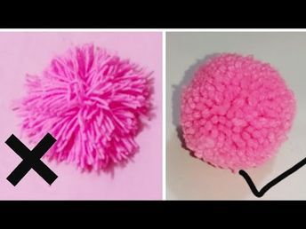 Wool Pompoms Diy How To Make, How To Make Wool Pom Poms, How To Make Wool Balls, How To Make Pompoms With Wool, Pom Pom How To Make, Wool Balls Diy, How To Make Pom Poms With Wool, Wool Decoration Ideas, Pompoms How To Make