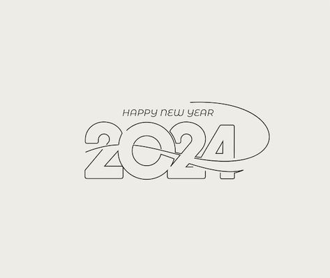 Happy New Year Typography, Text Typography, 달력 디자인, Sale Sign, Happy New Year Design, Happy New Year Cards, Happy New Year 2024, New Years Poster, Pop Art Portraits