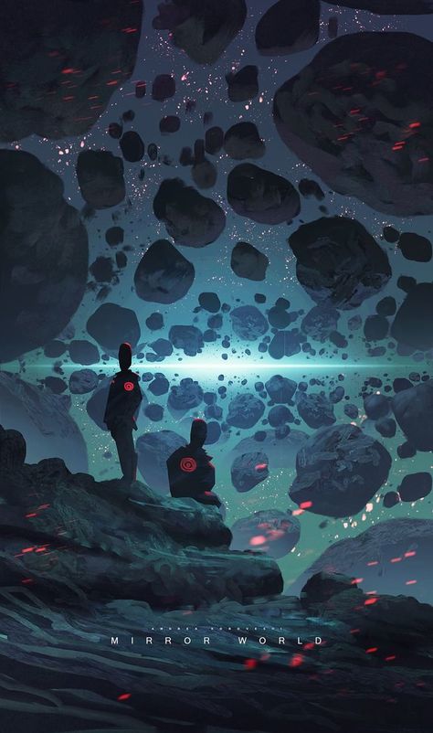 Mirror world by Andrea Koroveshi - Imgur Andrea Koroveshi, Concept Art Landscape, Creation Art, A Sky, Wow Art, Fantasy Concept Art, Arte Fantasy, Art And Illustration, Environment Design