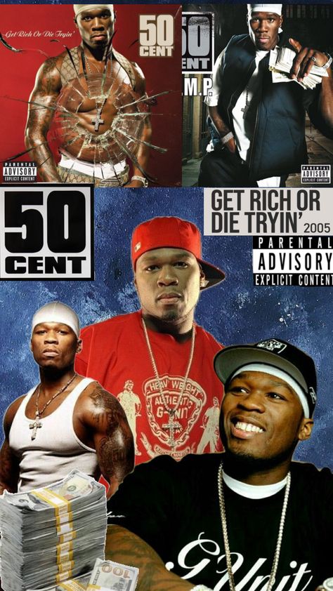 #50cent #rapper #wallpaper #music 50 Cent Wallpaper, Rapper 50 Cent, 90s Rappers Aesthetic, Rapper Wallpaper, 90s Rappers, Wallpaper Music, 50 Cent, Parental Advisory, How To Get Rich