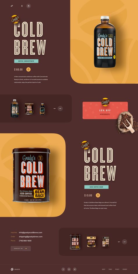 Organic Shapes Web Design, Coffee Blog Ideas, Home Page Inspiration, Beauty Products Website Design, Web Design 2020, Web Design Ideas Creative, Website Design Figma, Creative Layout Design Inspiration, Graphic Design Website Inspiration