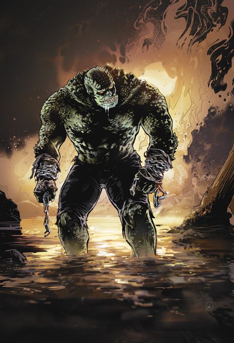 Killer Croc Art, Batman Tv Show, Batman Drawing, Gotham Villains, Killer Croc, Foto Top, Comic Villains, Batman The Animated Series, Dc Villains