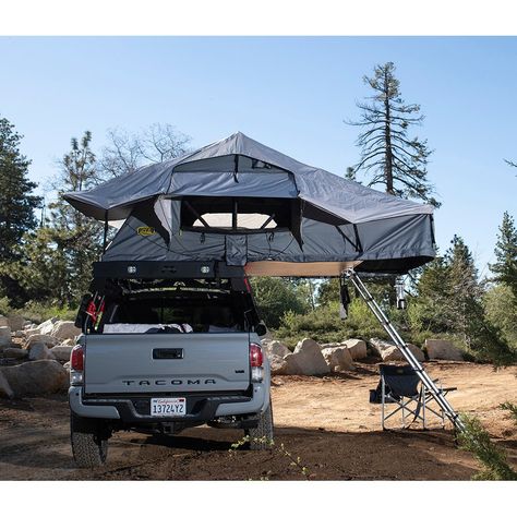 Smittybilt GEN2 Overlander Tent XL - 2683 - Smittybilt Tepui Tent, Truck Bed Tent, Tent Set Up, Truck Tent, Aluminium Ladder, Car Tent, Roof Tent, Bed Tent, Overland Vehicles