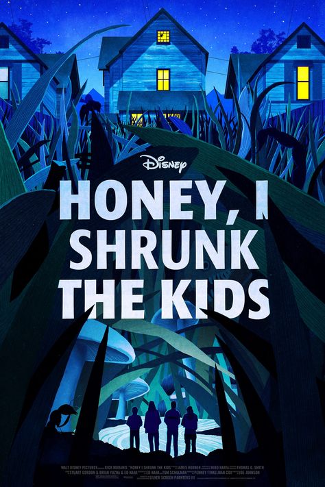 Honey I Shrunk The Kids (1989) [1500 2250] by Victor Barreto Honey I Shrunk The Kids, Fangirl Book, Make Way For Ducklings, Rick Moranis, Shutter Island, Kids Movies, Best Movie Posters, Yogi Bear, Kids' Movies