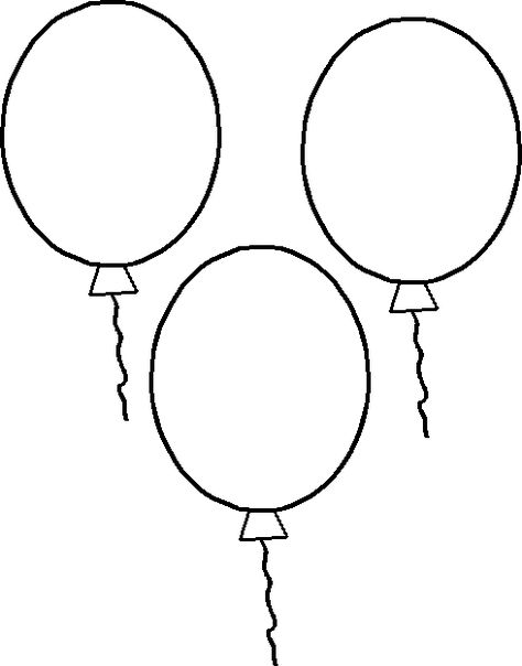 Balloon Worksheet, Balloons Coloring Pages, Birthday Balloon Drawings Simple, Birthday Ballon Drawing, Ballon Images, Ballons Coloring Pages, Balloon Template, Kindergarten Coloring Pages, Candy House