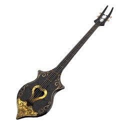 Bard Instruments, Dnd Bard, Tiefling Bard, 3d Printing Art, Heroic Fantasy, Fantasy Props, Futuristic Art, Fantasy Novel, Art Prompts