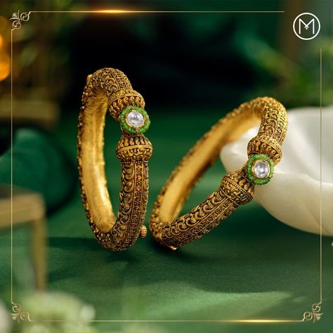 Elevate your festive style with bangles that embody the artistry of ages. Malabar Gold & Diamonds brings you jewellery that will become your legacy. Visit your nearest Malabar Gold & Diamonds store to explore our precious festive collection. #MalabarWithYouInAllCelebrations #MalabarGoldandDiamonds #FestiveCollection #FestiveJewellery Malabar Gold Jewellery, Dancing Drawings, Gold Bangles For Women, Indian Bridal Jewelry Sets, Festive Collection, Gold Jewellery Design Necklaces, Bridal Jewellery Indian, Jewelry Essentials, Jewelry Design Necklace