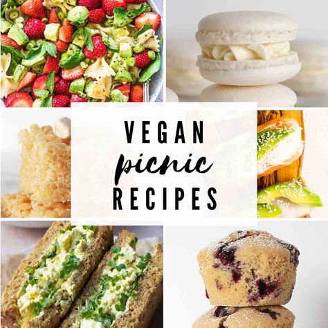 Vegan Picnic Food, Vegan Loaf, Vegan Picnic, Portable Dessert, Vegan Pastries, Picnic Recipes, Vegan Wraps, Dairy Free Cream, Homemade Crackers