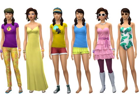 Geeky Girls, Sims 4 Characters, Willow Creek, Sims 4 Cas, Funky Fashion, Days Left, Tan Skin, Shoulder Length Hair, Brown Hair Colors