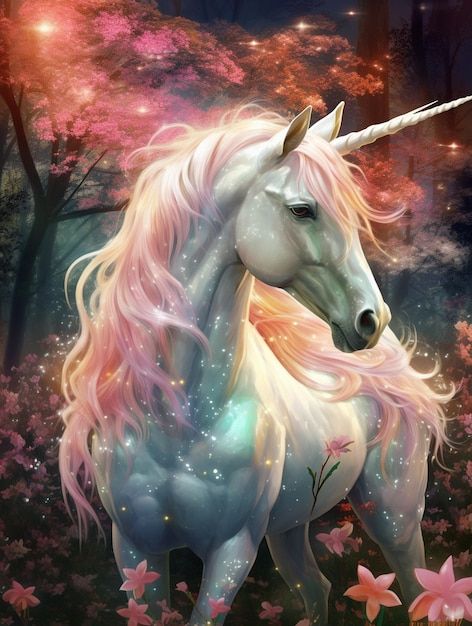 Unicorn Wallpaper Cute, Unicorn Artwork, Unicorn Images, Unicorn And Fairies, Magical Horses, Mythical Creatures Fantasy, Unicorn Pictures, Fantasy Horses, Unicorn Illustration