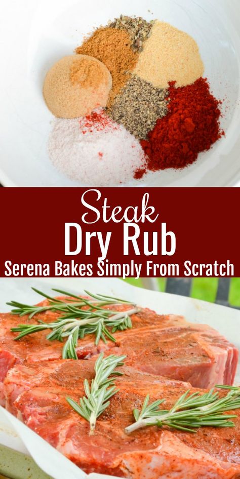 Seasoning For Pork Steaks, Dry Rub Steak Seasoning, Ribeye Steak Rub, Dehydrate Meat, Steak Dry Rub Recipe, Steak Dry Rub, Best Steak Rub, Best Steak Seasoning, Dry Rub For Steak