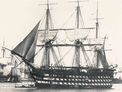 French 120-gun Ship-of-the-Line Montebello – The Model Shipwright Uss Constitution, Old Sailing Ships, Ship Of The Line, Hms Victory, Tall Ship, Sailing Vessel, Sail Boats, Wooden Ship, French Navy