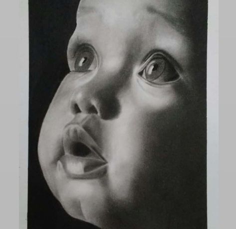 Charcoal Easy Drawing Step By Step, Sketch Charcoal, Pencil Drawing Images, Charcoal Portrait, Portrait Pencil, Pencil Portrait Drawing, Pencil Drawings For Beginners, Realistic Pencil Drawings, Drawing Step By Step