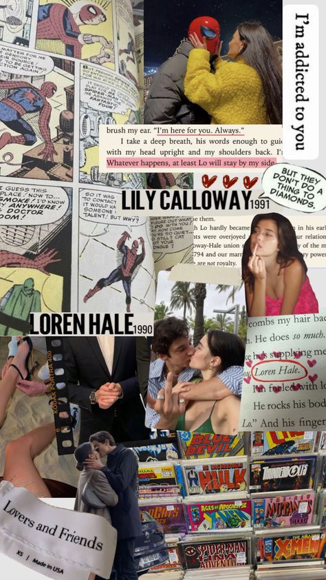 Lo And Lily, Addicted For Now, Now Aesthetic, Loren Hale, Lily Calloway, Im Addicted To You, Contemporary Romance Novels, Manic Pixie Dream Girl, Book Page Crafts