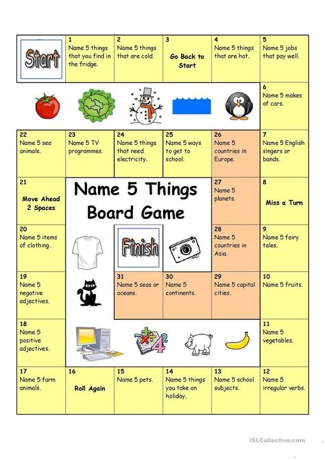 One-click print document | Board games, Vocabulary games, Board games for kids Portfolio Kindergarten, Senses Preschool, Teach English To Kids, Board Game Template, Kindergarten Portfolio, Writing Practice Sheets, Printable Board Games, English Games, Autumn Activities For Kids