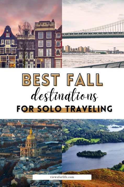 Fall Travel Destinations, Fall Destinations, October Travel, Solo Vacation, Solo Traveling, Winter Sets, Autumn Travel, Thanksgiving Travel, Time To Travel