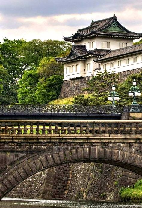 Tokyo -Tokyo Imperial Palace Tokyo Imperial Palace, Tokyo Palace, Japanese Palace, Tokyo Aesthetic, Restaurant Exterior, Imperial Palace, Japan Trip, Japan Aesthetic, 13 Days