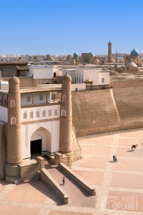 Ark historical fortress of Bukhara, Uzbekistan. Complete guide in the link!travelling #travel #photographylovers #travelblog #globetrotter #travelphoto #travels #landscapelovers #shootplanet #travelblogger #traveladdict #tourist #tourism #aroundtheworld #island #mediteranean #tourist # #traveltheworld traveltheworld #uzbekhistan #bukhara #stans #islamFollow Shoot Planet for daily travel images around the globe. Fine art prints for sale, secure payment Bukhara Uzbekistan, Inspirational Life Photos, The Silk Road, Graphic Design Ads, Photography Guide, Travel Images, Water Tower, Silk Road, Art Prints For Sale