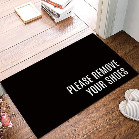 PRICES MAY VARY. 18x30 Inch Welcome Door Mat: Measures 18 Inch wide by 30 Inch long.There is always a size that suits you. Non Slip Front Door Mat: Our absorbent front back door mats use 100% high quality non-skid rubber backing, keep water and moisture from seeping and stay in place on dry floor, won't slip or scuff floors.Place mat on clea dry smooth floor only. Water under mat can cause it to slip. Keep bottom of mat dry. Low profile design and reinforced overlock edges ensures that doors won Long Door Mat, Shoe Mat Entryway, Front Door Mats Doormats Entrance, Aesthetic Door Mat, Front Door Area Decor, Entry Mat Indoor, Welcome Mats Front Doors, Front Door Mat Ideas, Welcome Mat Ideas