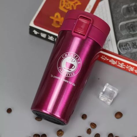 Steel Thermos, Coffee Thermos, Thermos Water Bottle, Travel Coffee Cup, Stainless Steel Thermos, Thermos Cup, Cafe Style, Water Storage, Vacuum Flask