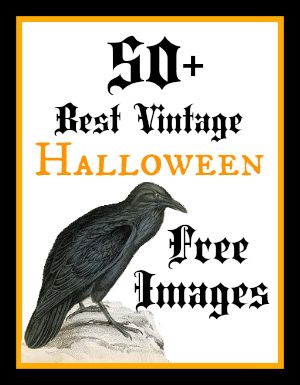 Best Free Vintage Halloween Images! Great for all of your Halloween Craft and DIY Projects! #Halloween Imprimibles Halloween, Table Halloween, Vintage Halloween Images, Halloween Apothecary, Dead Makeup, Apothecary Labels, Witch Party, Image Halloween, Halloween Things