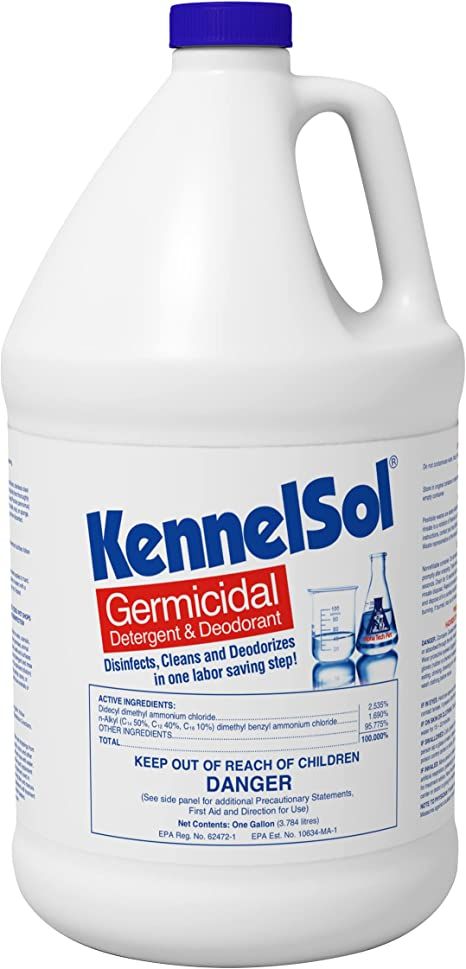 Amazon.com: KennelSol Dog Crate Cleaner and Disinfectant | Cleaning Concentrate, Kills Bacteria & Viruses, Parvo Disinfectant | Kennel Cleaner | 1 Gallon : Pet Supplies Dog Repellent Spray Furniture, Kennel Cleaning Checklist, Dog Deterrent Spray, Cleaning For Dog Owners, Pet Safe Cleaning Products, Homemade Hand Soap, Dog Grooming Shop, Pet Boarding, Grooming Shop