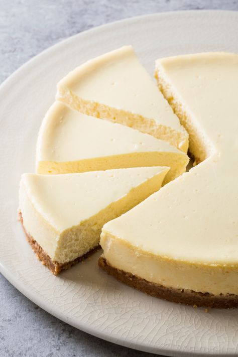 "Love this recipe. It is not only the easiest-ever cheesecake, it is also the most delicious." Shelia F., - Web member. Cheesecake No Water Bath, Walnut Cheesecake, Cooks Country Recipes, Donut Toppings, Cookie Toppings, Honey Walnut, America's Test Kitchen Recipes, Classic Cheesecake, Cracker Crust