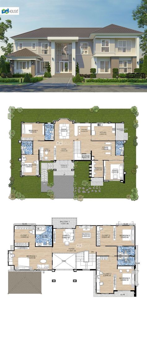 I will design autocad 2d floor plan, 3d floor plan, exterior and interior 3d designHi there! I'm an architect who designs high-quality Autocad 2d floor plans, 3D Floor Plans, Exterior, and interior 3d designs. I am available 24/7 to help you with my technical skills and knowledge.What am I offering?Autocad 2D Floor Plan (Design from scratch) for Residential, commercial, Restaurant, and office buildings.Redraw any architectural blueprint drawings in AutoCADComplete set of drawing for pre Architectural Blueprint, Sims 4 Houses Layout, 2d Floor Plan, Rumah Minecraft Sederhana, Bangunan Minecraft, 3d Floor Plan, House Plans Mansion, Sims 4 House Plans, Sims 4 House Building