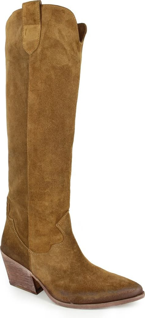 ZIGI Valezka Knee High Boot (Women) | Nordstrom Cowgirl Boots Fashion, Boots 2024 Trend, Hearts Outfit, Tall Cowgirl Boots, Black Biker Boots, Knee High Cowboy Boots, Fall Board, Xmas Wishlist, Walk In My Shoes