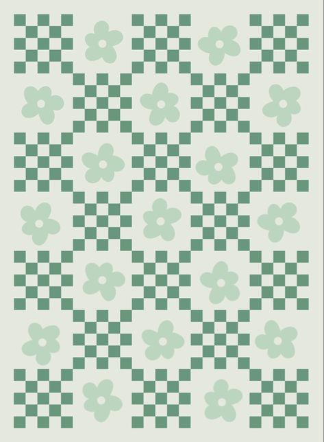 Checkerboard Iphone Wallpaper, Retro Spring Wallpaper, Cute Repeating Patterns, Green Patterns Aesthetic, Retro Aesthetic Background, Print Patterns Aesthetic, Green Aesthetic Pattern, Retro Prints And Patterns, Checkered Pattern Aesthetic