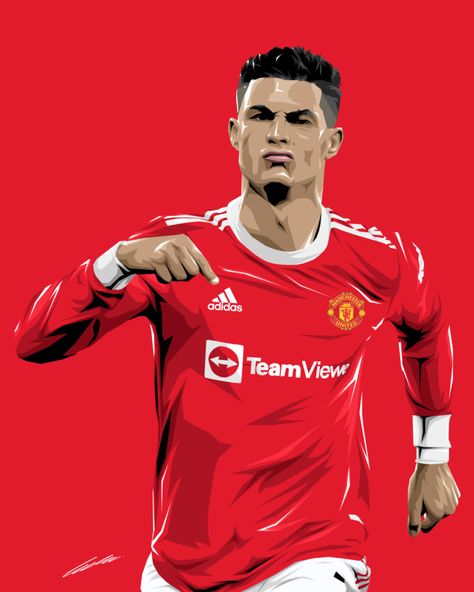 Lukaivic: I will draw illustrations of football players or other sports for $5 on fiverr.com Soccer Mural, Football Player Drawing, Champions League Draw, Football Drawing, Soccer Art, Messi And Ronaldo, Cristiano Ronaldo 7, Football Art, Man United