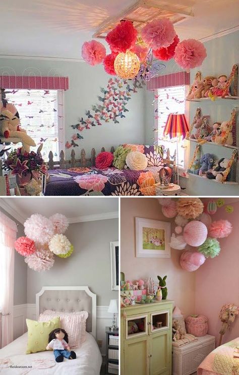 24 Insanely Beautiful Ceiling Decorations For a Splendid Decor homesthetics decor (13) Diy Ceiling Decorations, Hang From Ceiling Decor, Christmas Ceiling Decorations, Ceiling Decorations, Hanging Paper Lanterns, Diy Ceiling, Hanging Ceiling, Christmas Decorations Bedroom, Bedroom Ceiling