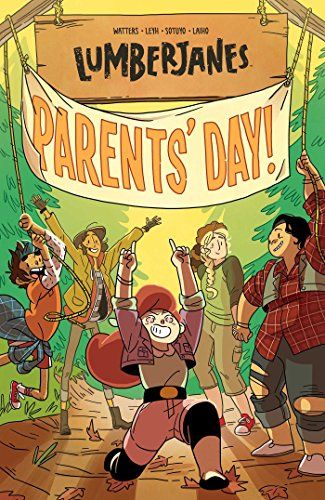 Lumber Janes, Parents Day, Ghost Design, Digital Comic, Comic Covers, Children's Book Illustration, Book Illustration, Cover Art, Cartoon Art