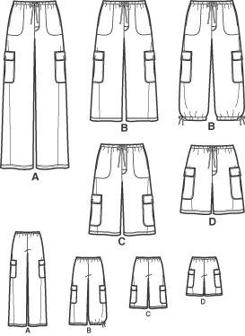 I need this. I should be making my own "uniform," since it's hard to find cargo pants now. How To Make Cargo Pants Sewing Tutorials, Sewing Cargo Pants, Patterns For Pants, Cargo Pants Pattern, Sewing Journal, Shorts Drawing, Pants Drawing, Hoodie Diy, Strap Pants