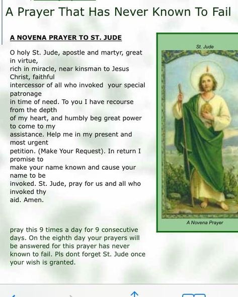 This is my GLORIOUS POWERFUL AND AMAZING SAINT JUDE! Continuously pray his prayer and I swear to you he will pull through and answer them! St Jude Novena, St Jude Prayer, Saint Jude, Novena Prayers, Everyday Prayers, Miracle Prayer, Special Prayers, Couple Questions, Prayer Verses